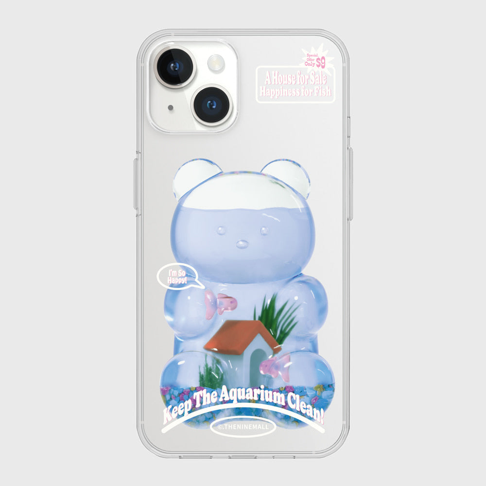 |THENINEMALL| Gummy Fish House Clear Phone Case (3 types)