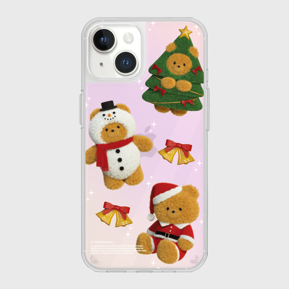 |THENINEMALL| Pattern Happy Holiday Gummy Mirror Phone Case