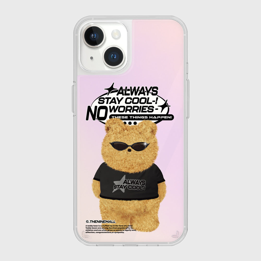 |THENINEMALL| No Worries Gummy Mirror Phone Case