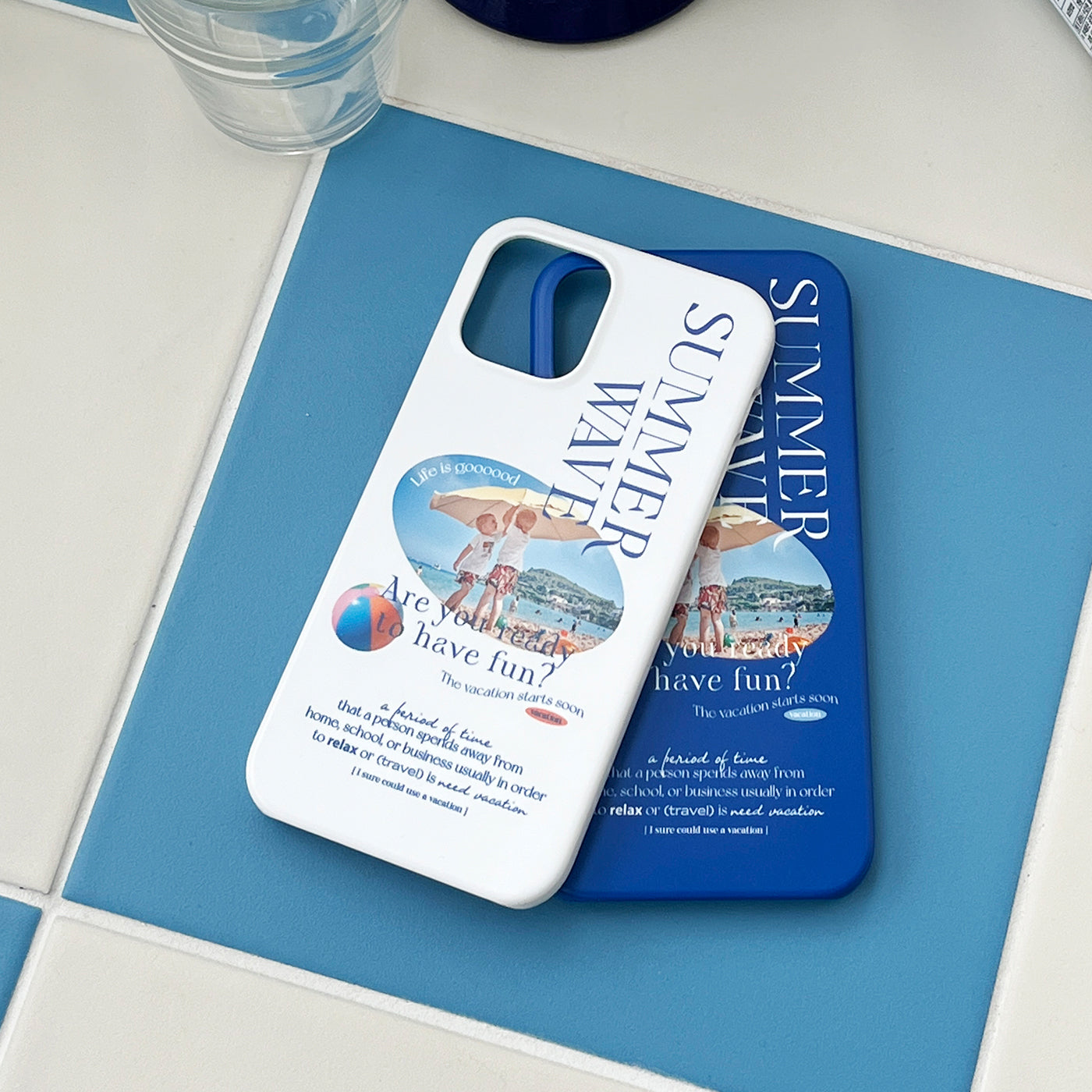 |Mademoment| 썸머웨이브 디자인 Phone Case