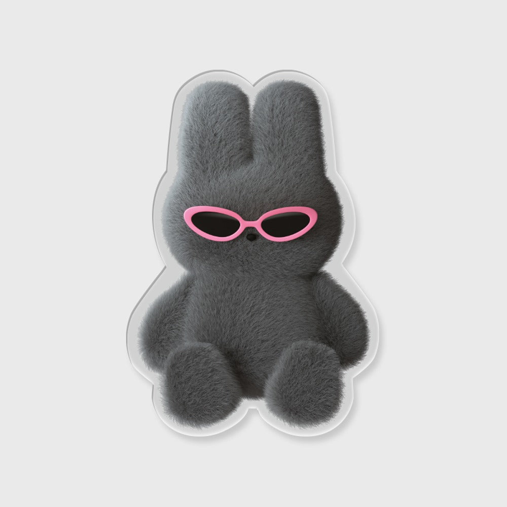 |THENINEMALL| Black Windy Acrylic Tok