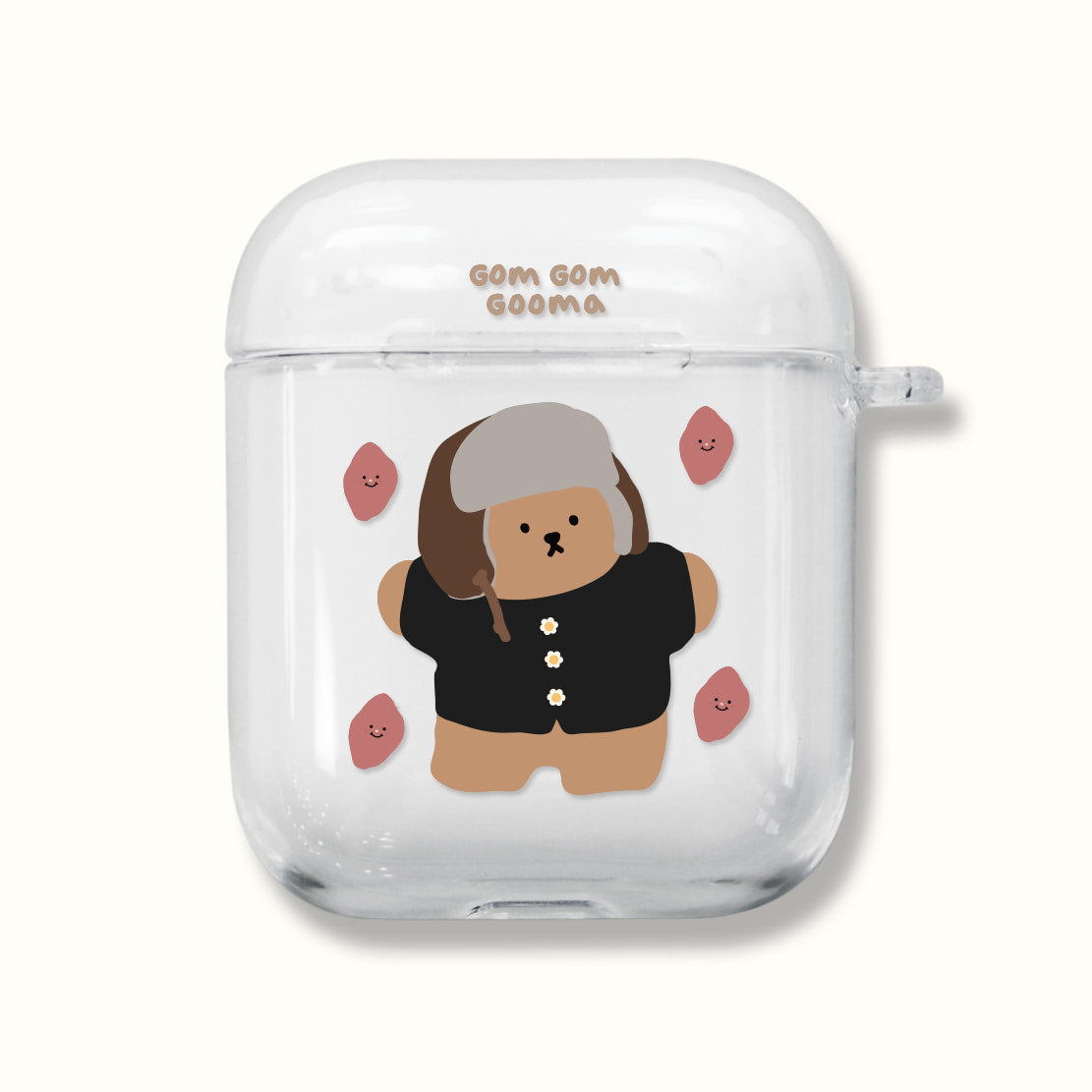 |MOMO CASE| 499 곰곰구마 Clear Airpods Case