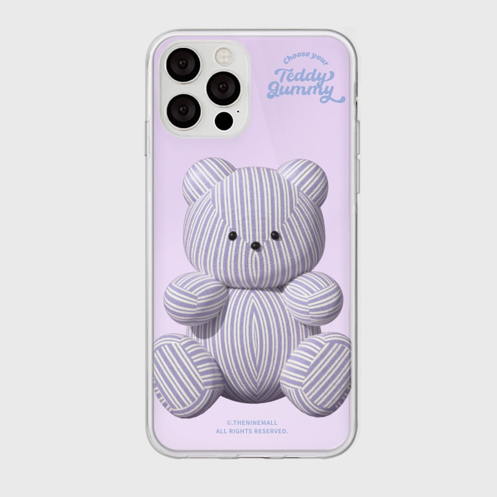 |THENINEMALL| Stripy Gummy Mirror Phone Case