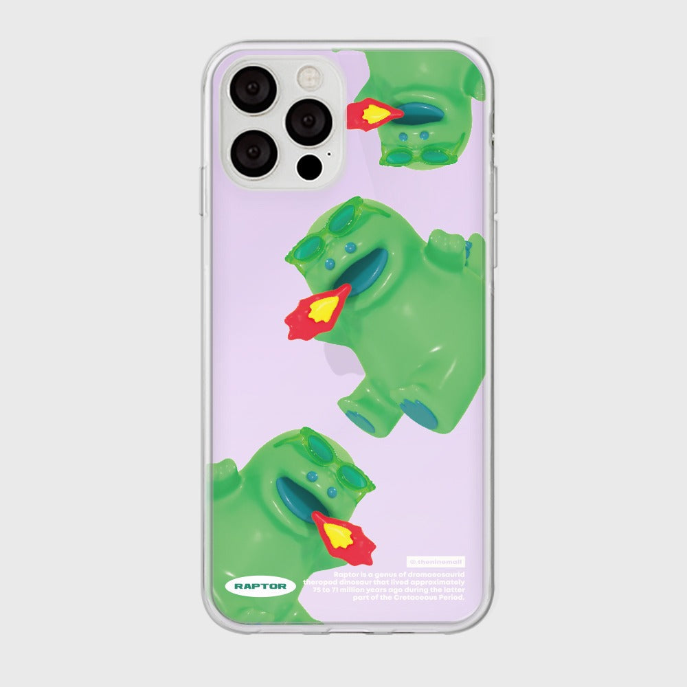 |THENINEMALL| 패턴 선글라스 랩터 Mirror Phone Case