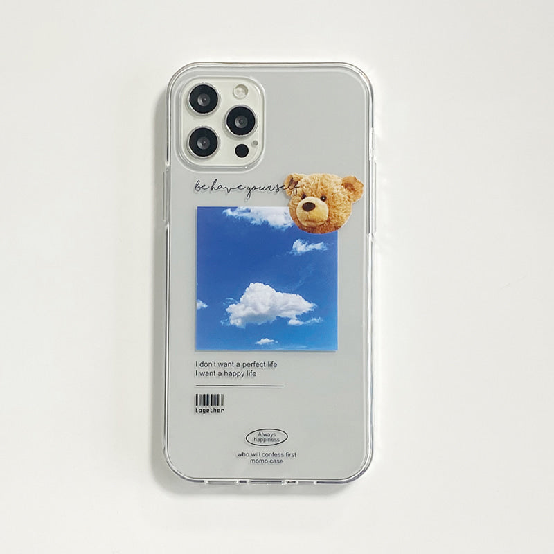 |MOMO CASE| 513 SKY베어 Jelly Case