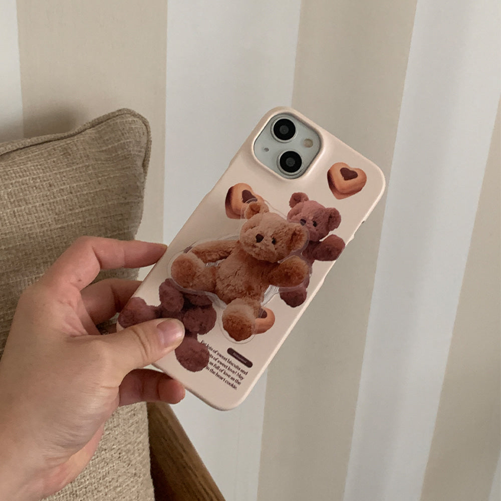 |Mademoment| Pattern Sweet Some Teddy Design Phone Case
