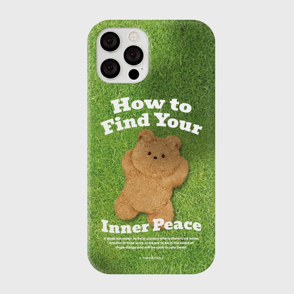 |THENINEMALL| 그린 이너피스 Hard Phone Case (3 types)