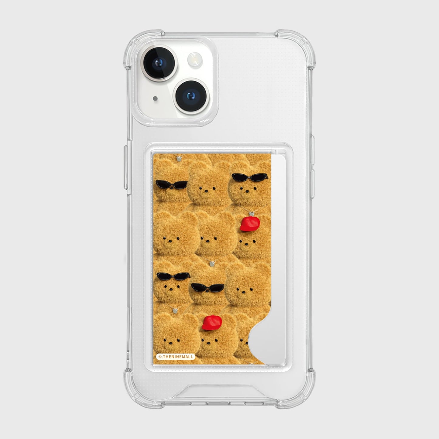 |THENINEMALL| Nice Gummy Pattern Clear Phone Case (1 type)