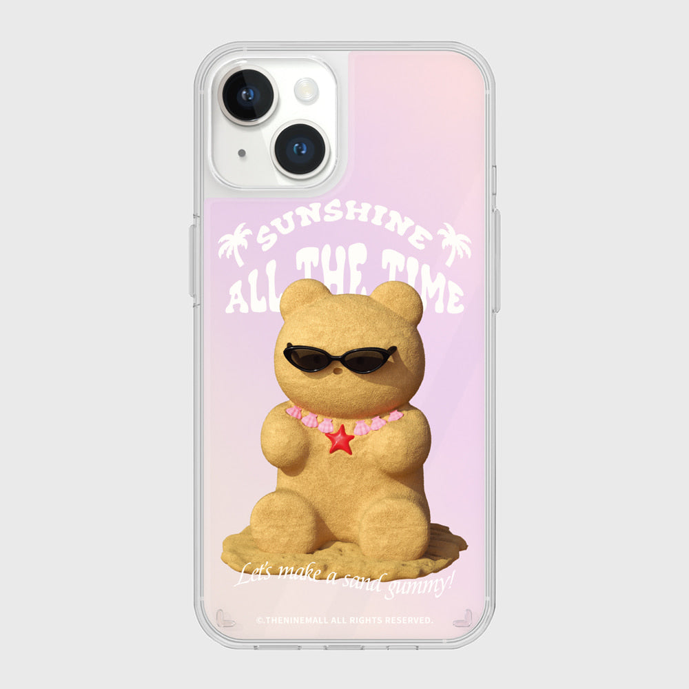 |THENINEMALL| Sand Gummy Mirror Phone Case