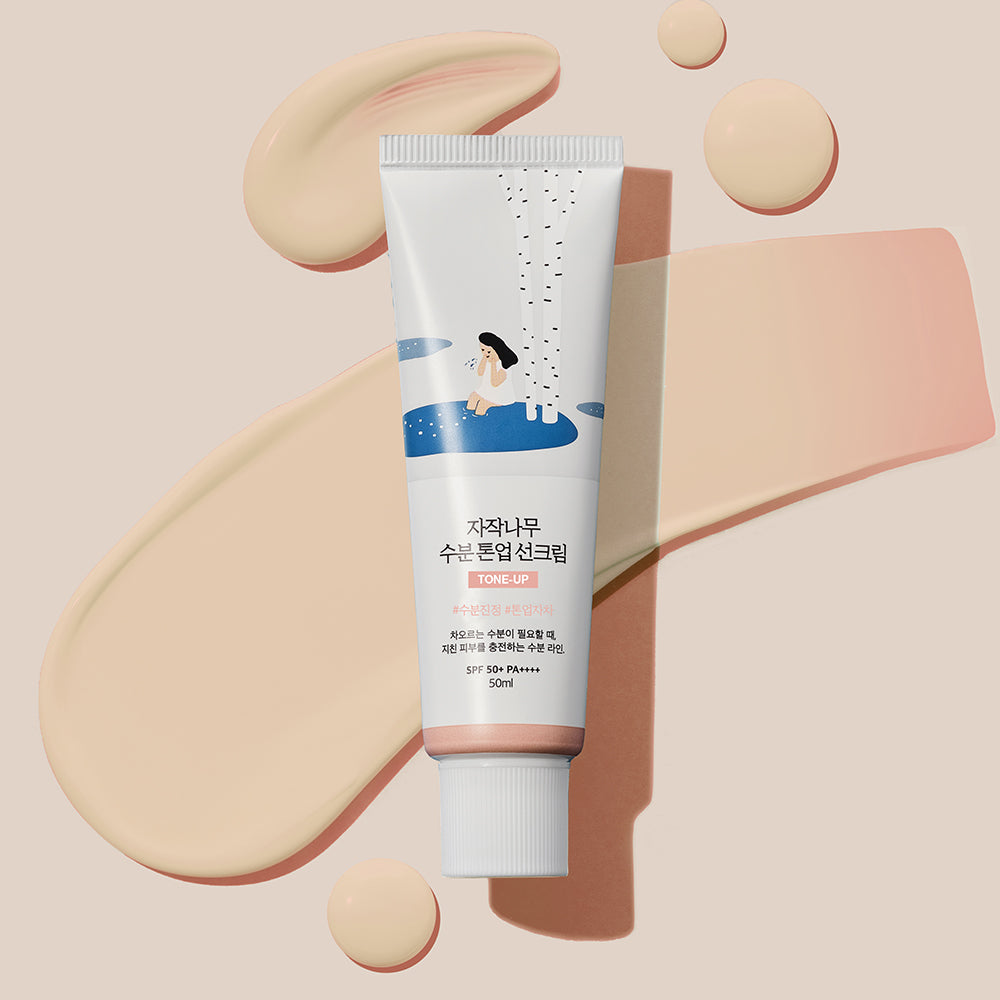 |Round Lab| Brich Moisturizing Tone-up Sun Cream 50ml (SPF 50+ PA++++)