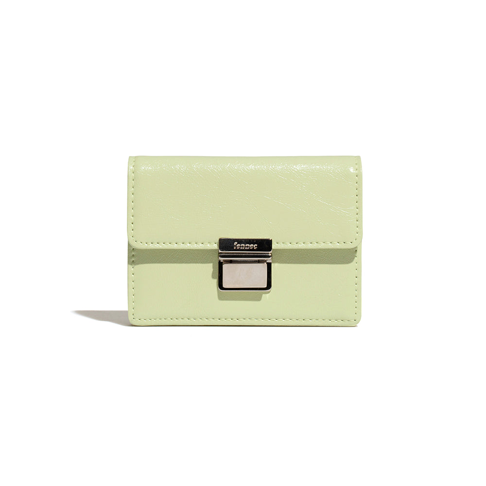 |Fennec| CRINKLE PUSH ACCORDION POCKET - SAGE MINT