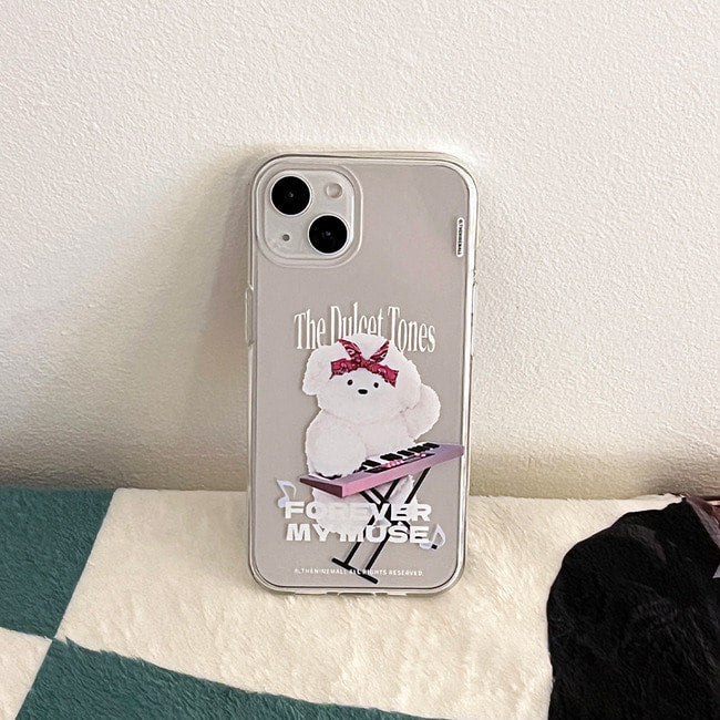 |THENINEMALL| Blue Muse Ppokku Clear Phone Case (3 types)