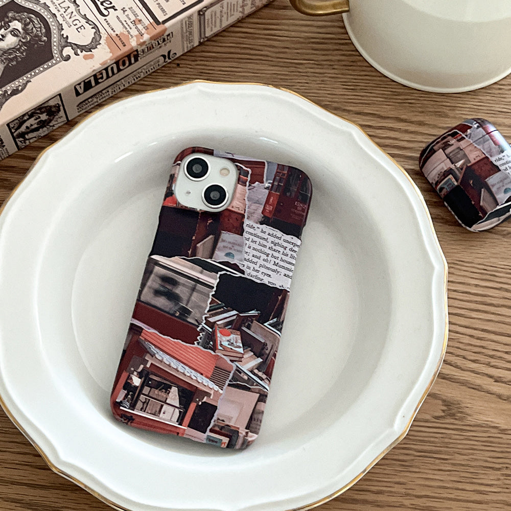 |Mademoment| Collage Vintage Store Design Phone Case