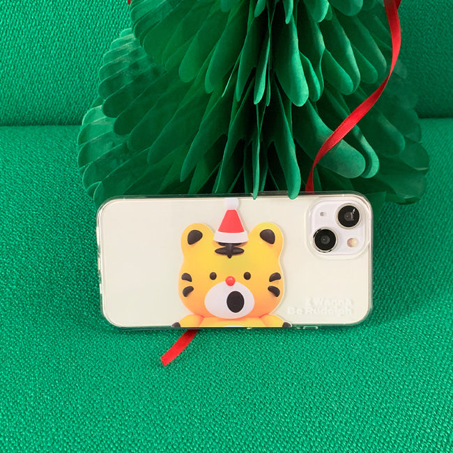|THENINEMALL| Hey Tiger Wannabe Rudolph Clear Phone Case (3 types)