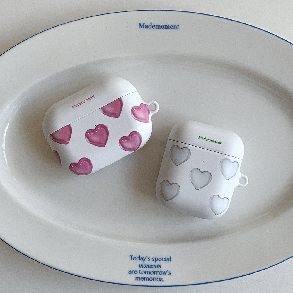 |Mademoment| Pure Love Lettering Design AirPods Case
