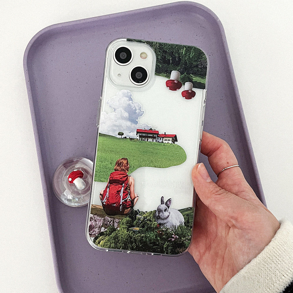 |Mademoment| Get Better Design Clear Phone Case (3 Types)