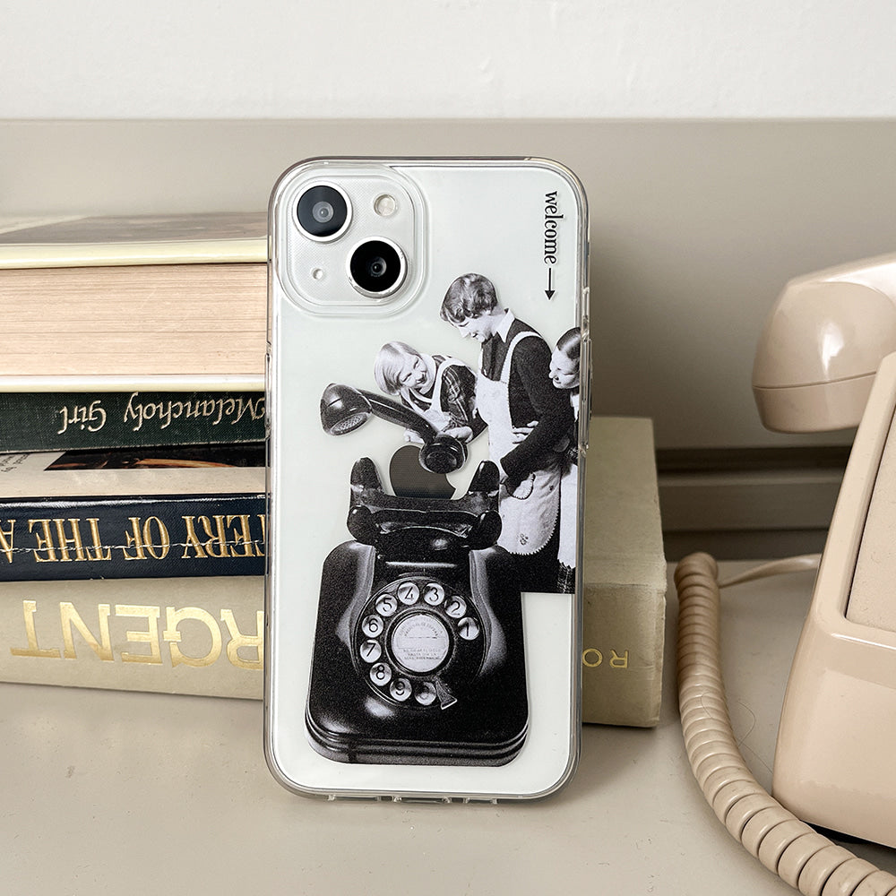 |Mademoment| Finest Hotel Design Clear Phone Case (3 Types)