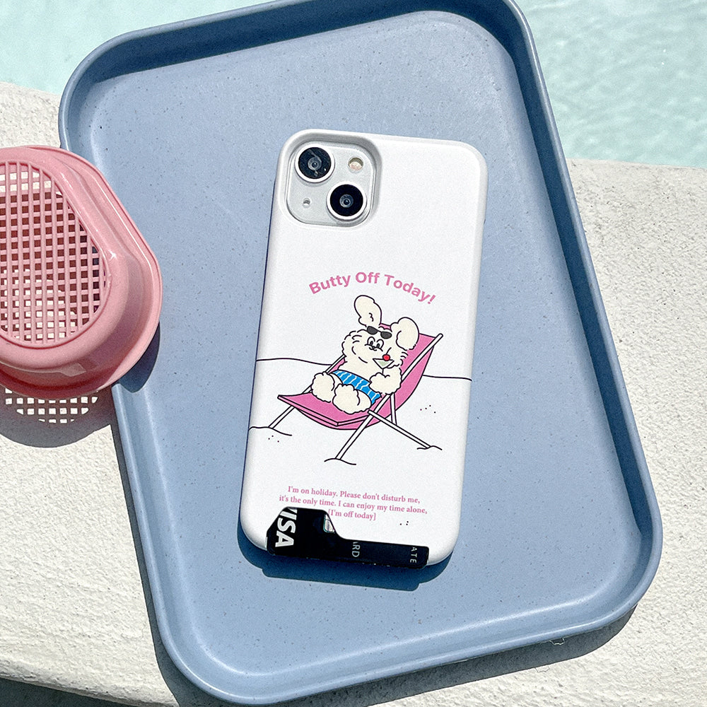 |Mademoment| Off Today Butty Design Phone Case