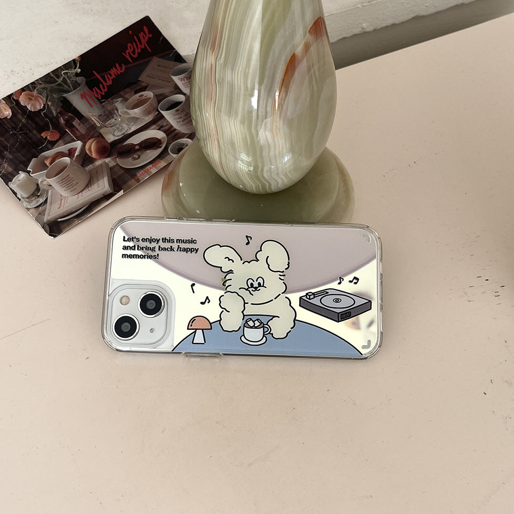 |Mademoment| Enjoy Music Butty Design Glossy Mirror Phone Case