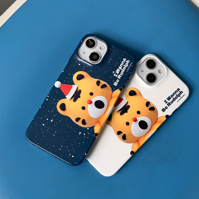 |THENINEMALL| Hey Tiger Wannabe Rudolph Hard Phone Case (2 types)