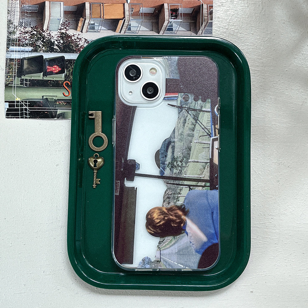 |Mademoment| Afternoon Bus Design Clear Phone Case (3 Types)