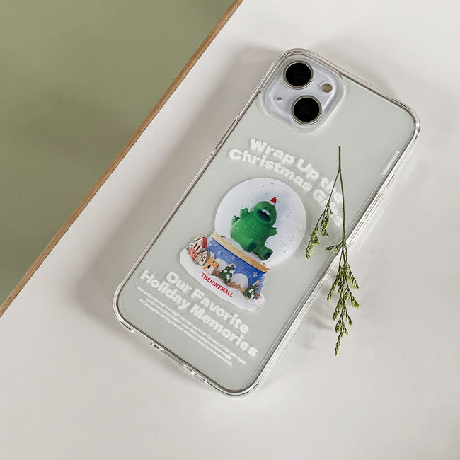 |THENINEMALL| Raptor Snowball Clear Phone Case (3 types)