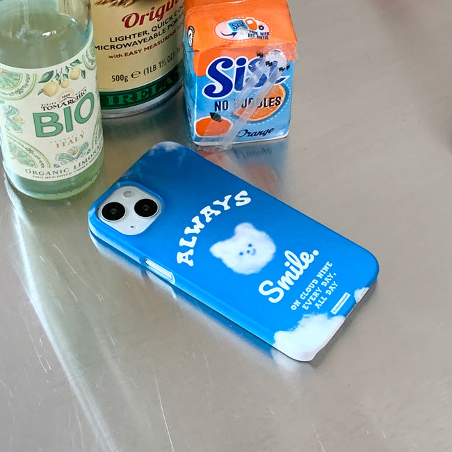 |THENINEMALL| Cloud Gummy Hard Phone Case (2 types)