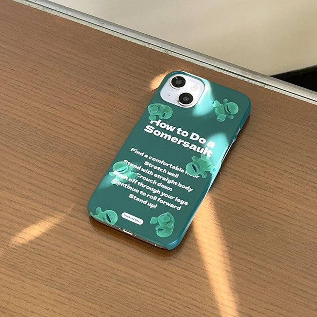 |THENINEMALL| Raptor Tumbling Hard Phone Case (2 types)