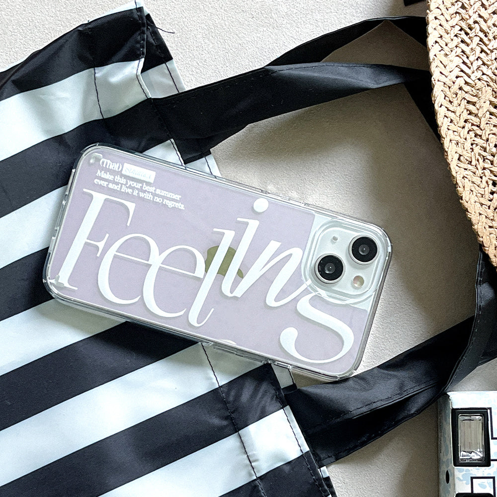 |Mademoment| That Summer Lettering Design Glossy Mirror Phone Case