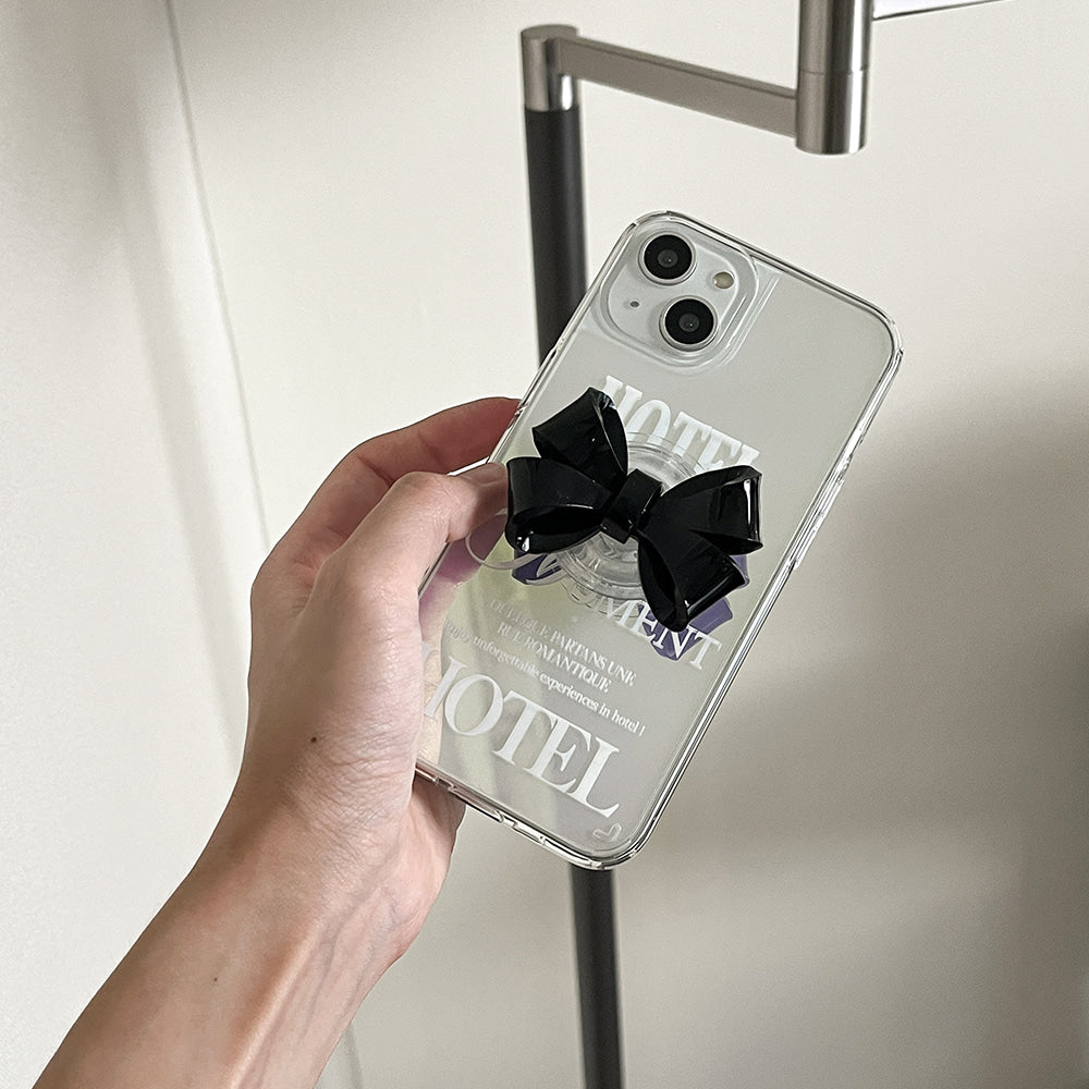 |Mademoment| Hotel Du Moment Design Glossy Mirror Phone Case