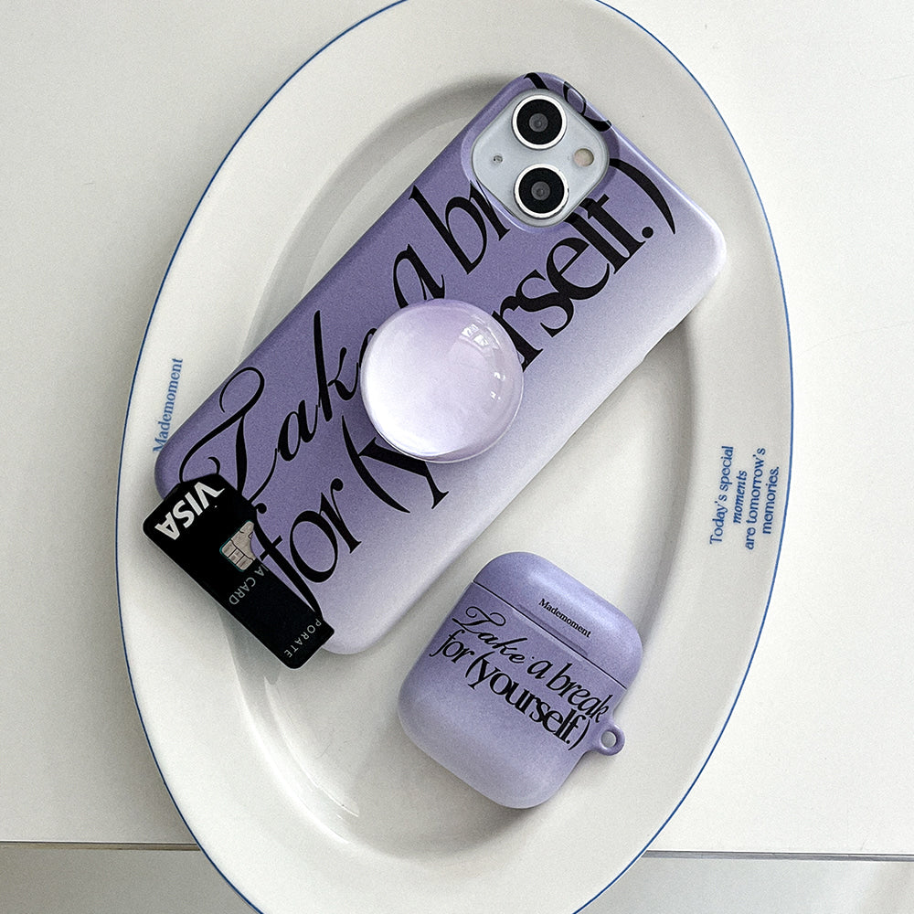 |Mademoment| Take A Break Design Phone Case