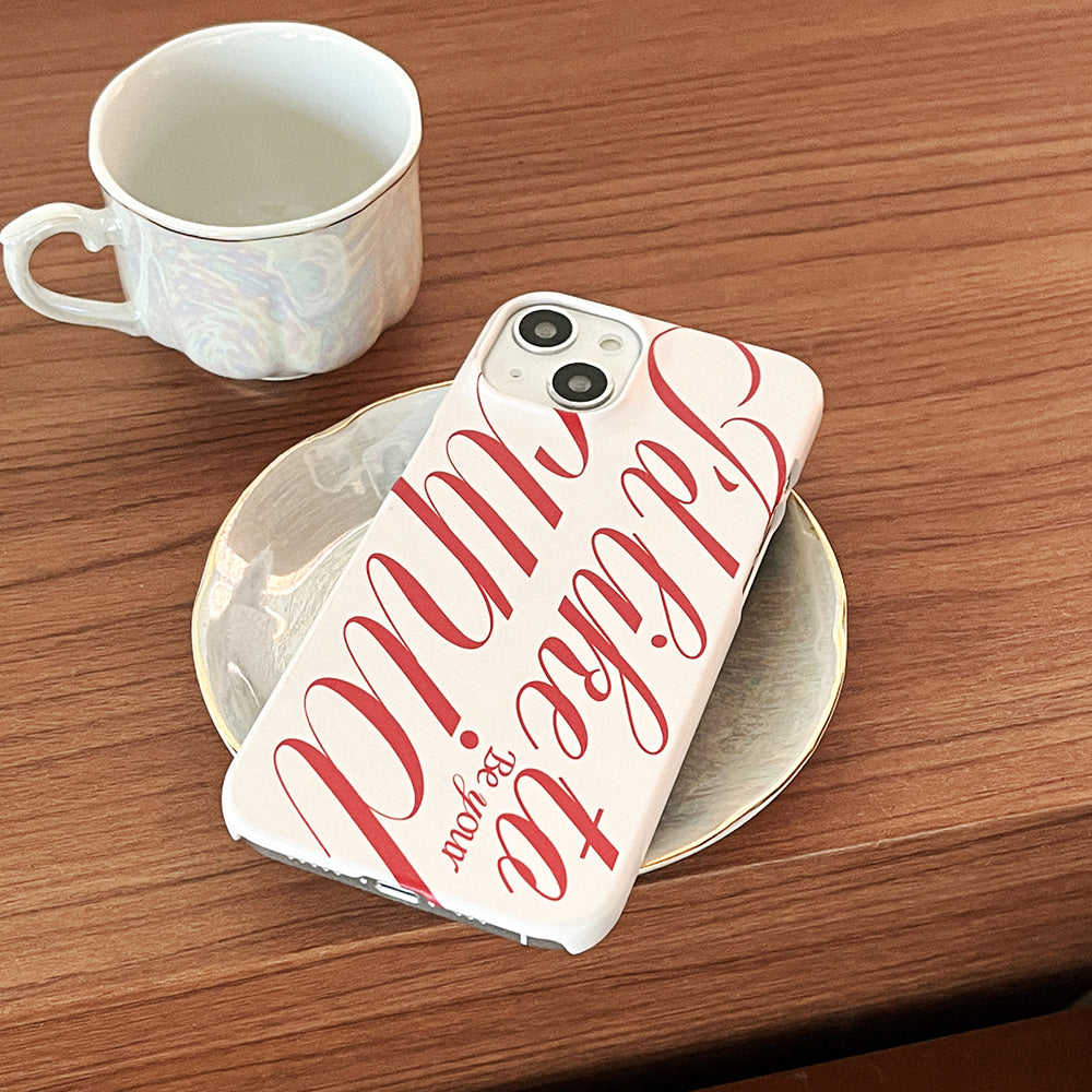 |Mademoment| Your Cupid Lettering Design Phone Case