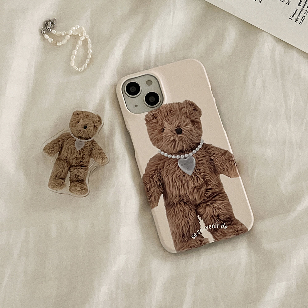 |Mademoment| Teddy Souvenir Pendant Design Phone Case