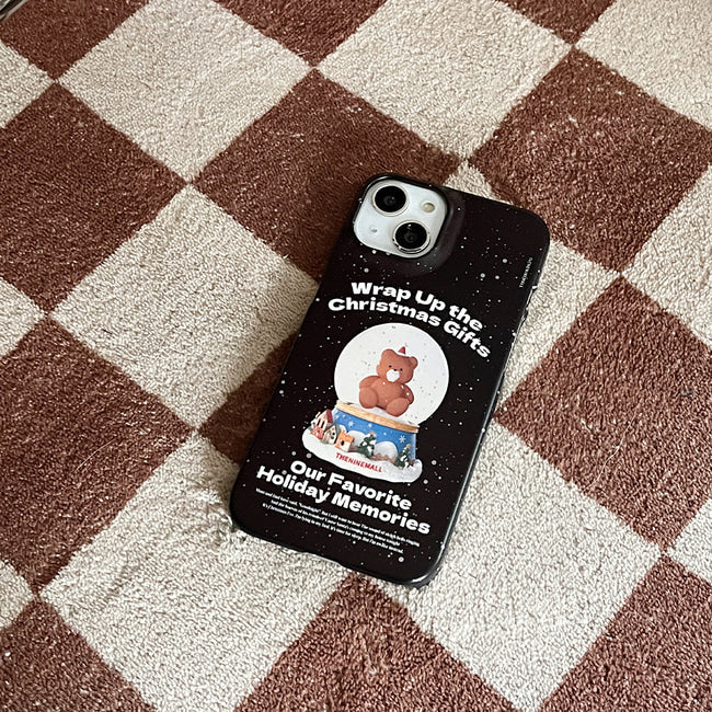 |THENINEMALL| Gummy Snowball Hard Phone Case (2 types)