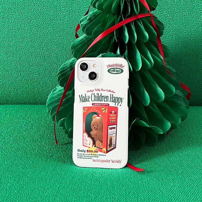 |THENINEMALL| Holiday Edition Gummy Hard Phone Case (2 types)