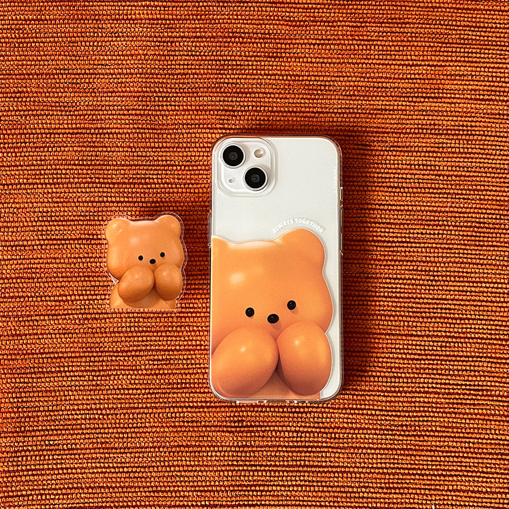 |THENINEMALL| Gummy Together Clear Phone Case (3 types)