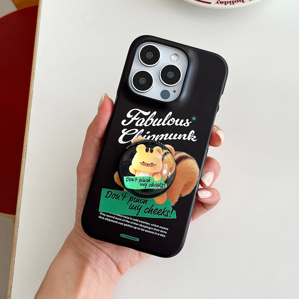 |THENINEMALL| Fabulous Chipmunk Hard Phone Case (2 types)
