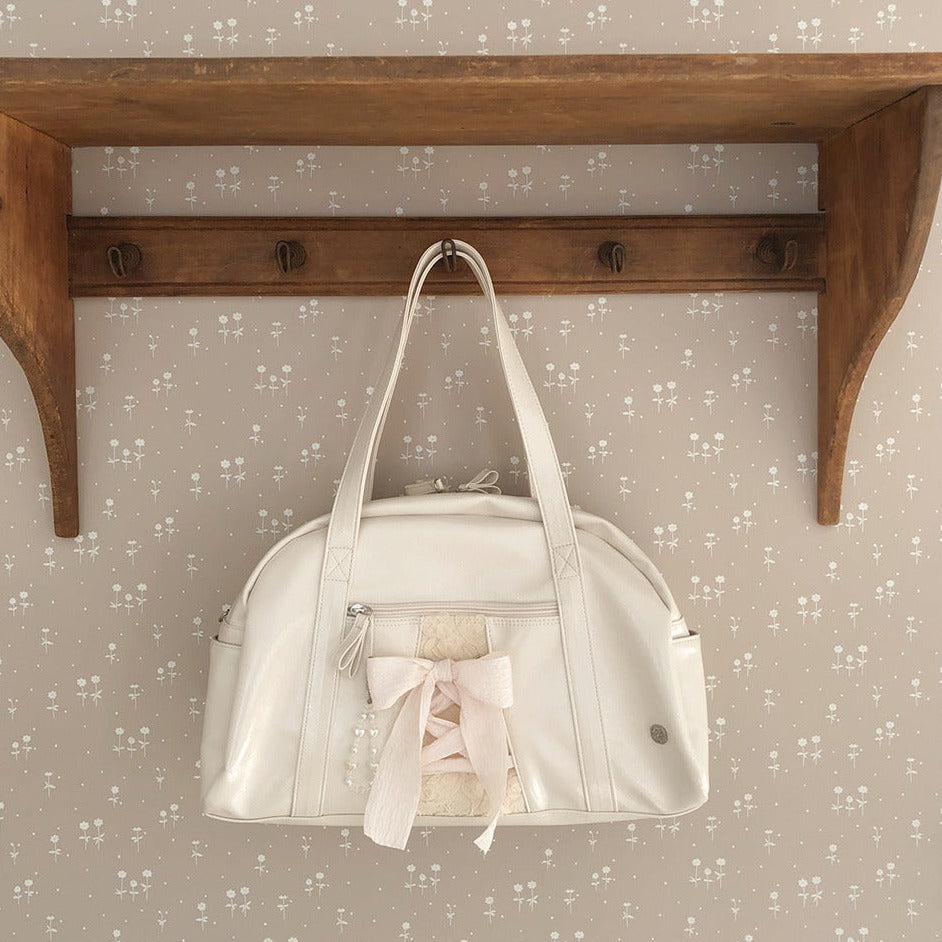 |ovuni| DAILY RIBBON GYM BAG CREAM