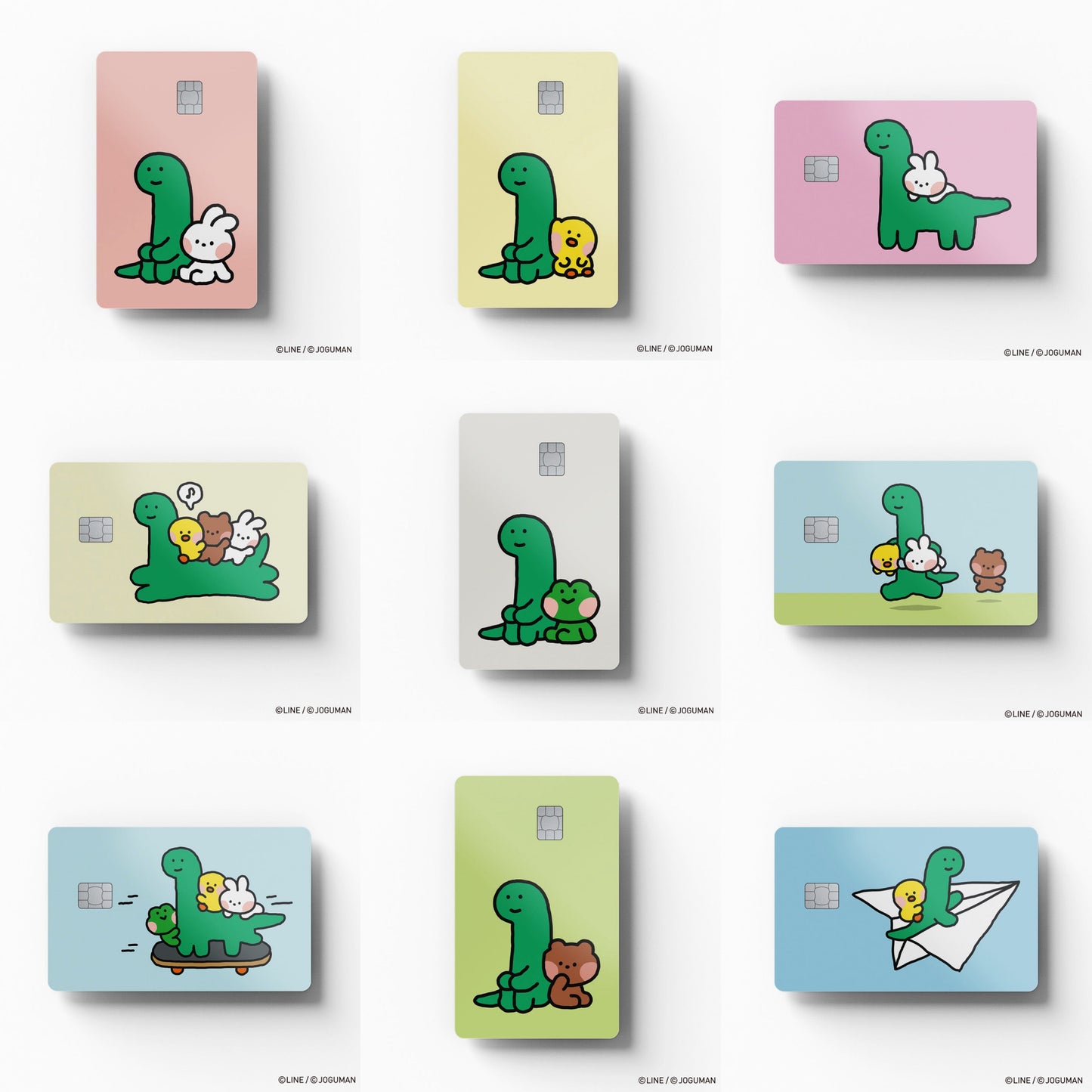 |Gosty| Card Sticker (Line Friends X Joguman)