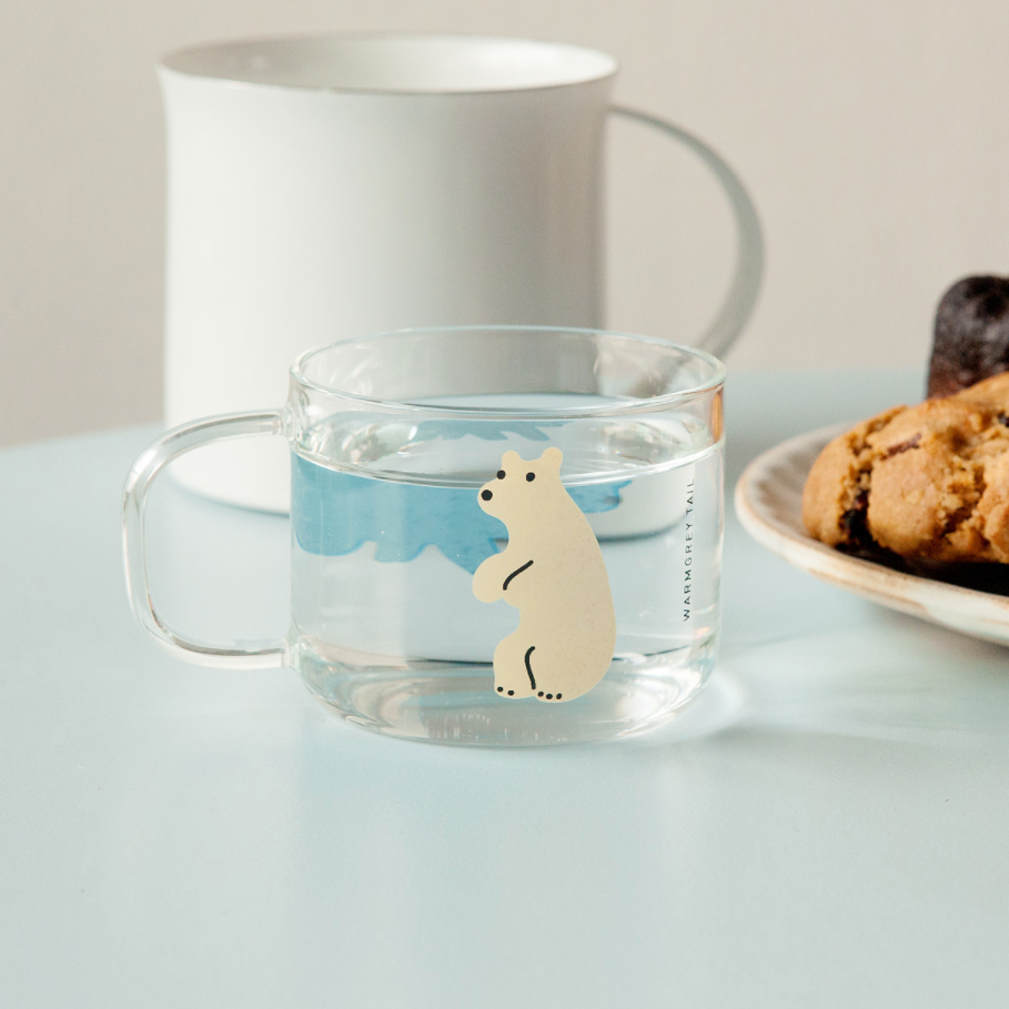 |WARMGREYTAIL| ROLLING BEARS MINI CUP 150ml