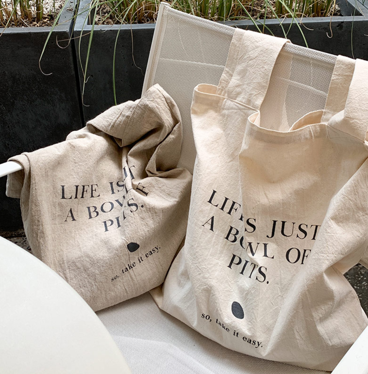 |second morning| Linen Eco Bag