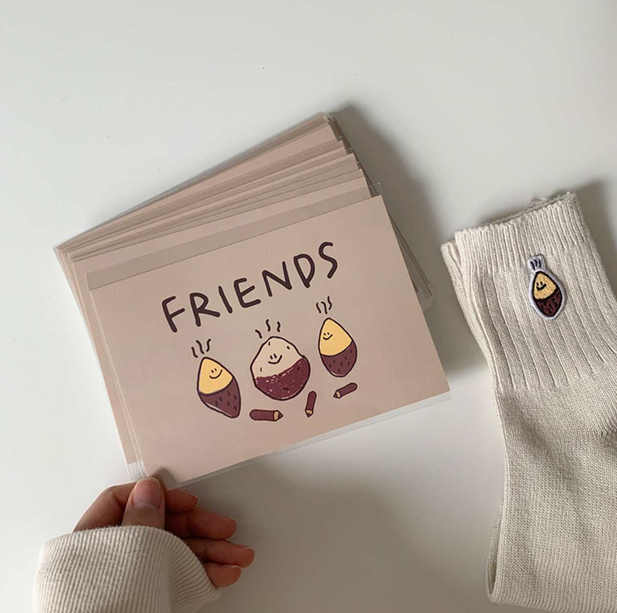 |second morning| Friends Postcard