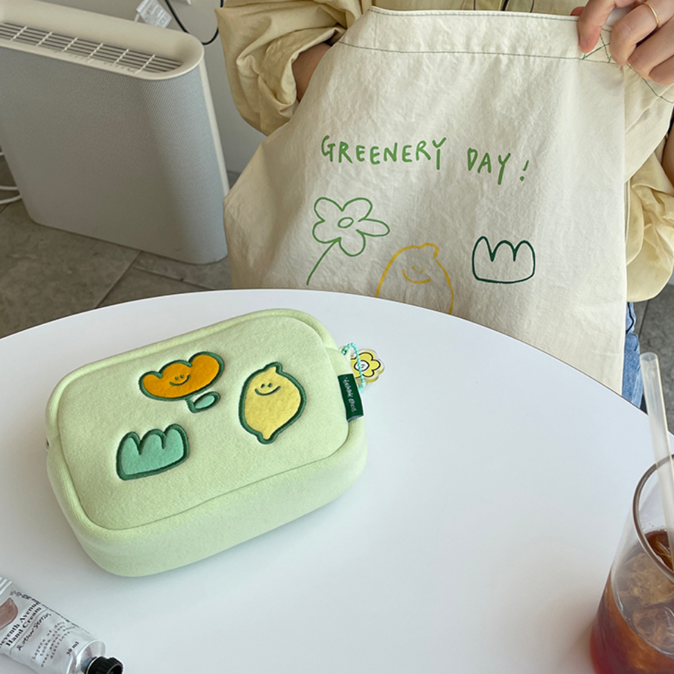 |Second Morning| Greenery Pouch