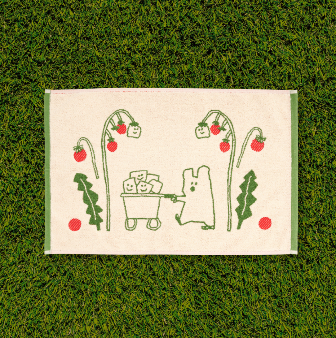 |Dinotaeng| Quokka and Veges Mini Rug