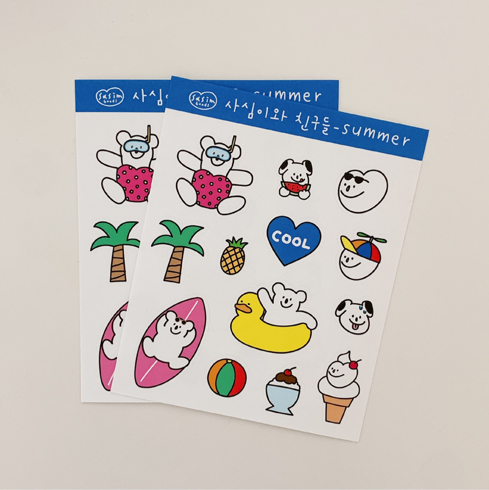 |Sasim Goods| Summer Sticker
