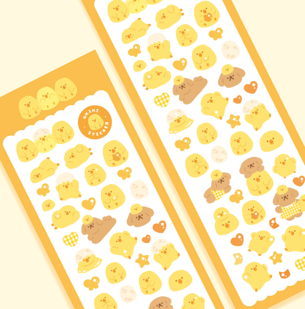 |OKIKI| Yellow Duck Sticker