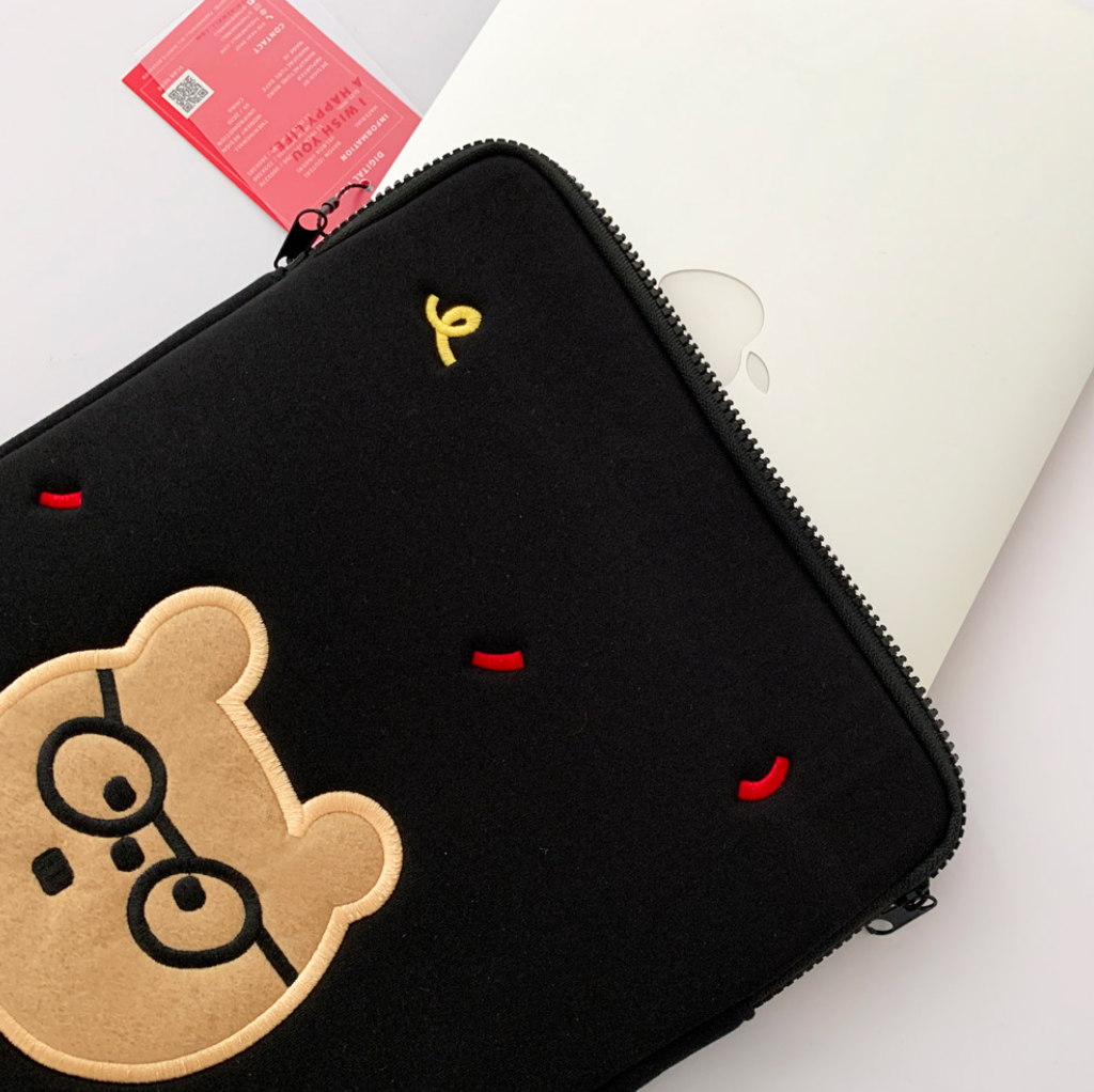 |THENINEMALL| One Glasses Gummy Laptop Case