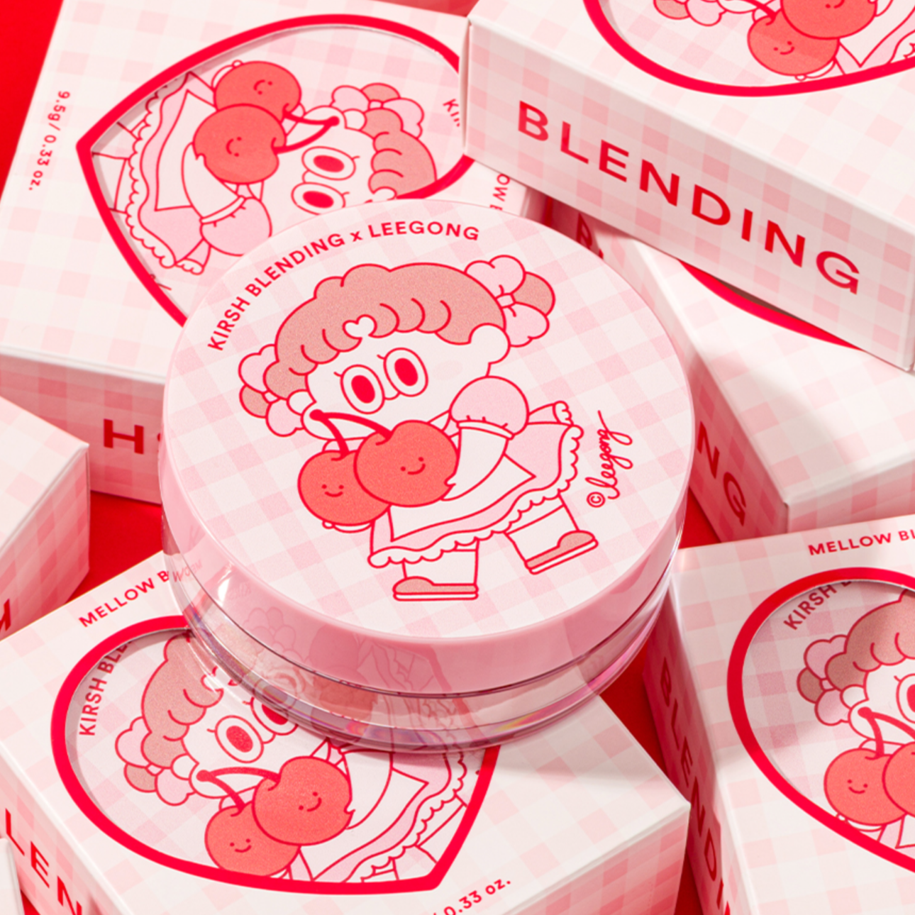 |KIRSH BLENDING| MELLOW BLUR POWDER 01 SNOW PINK