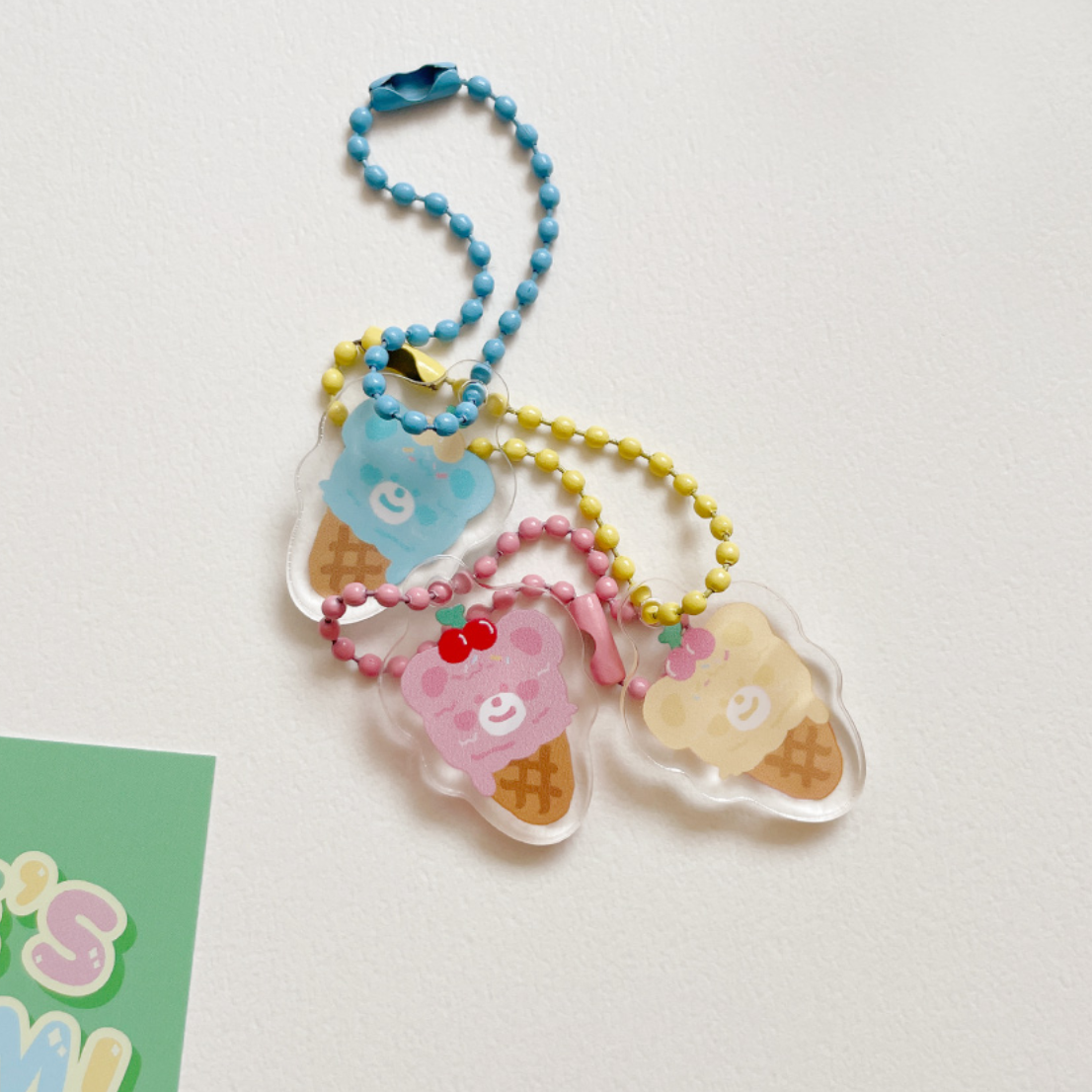 |malling booth| BEBE Ice-cream Keyring