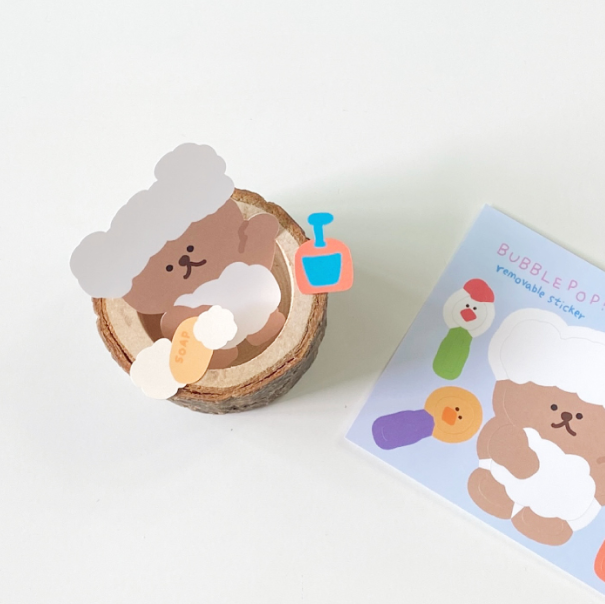 |moominzy| Bubble Pop! Removable Sticker